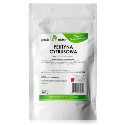 Pektyna cytrusowa - substancja żelująca